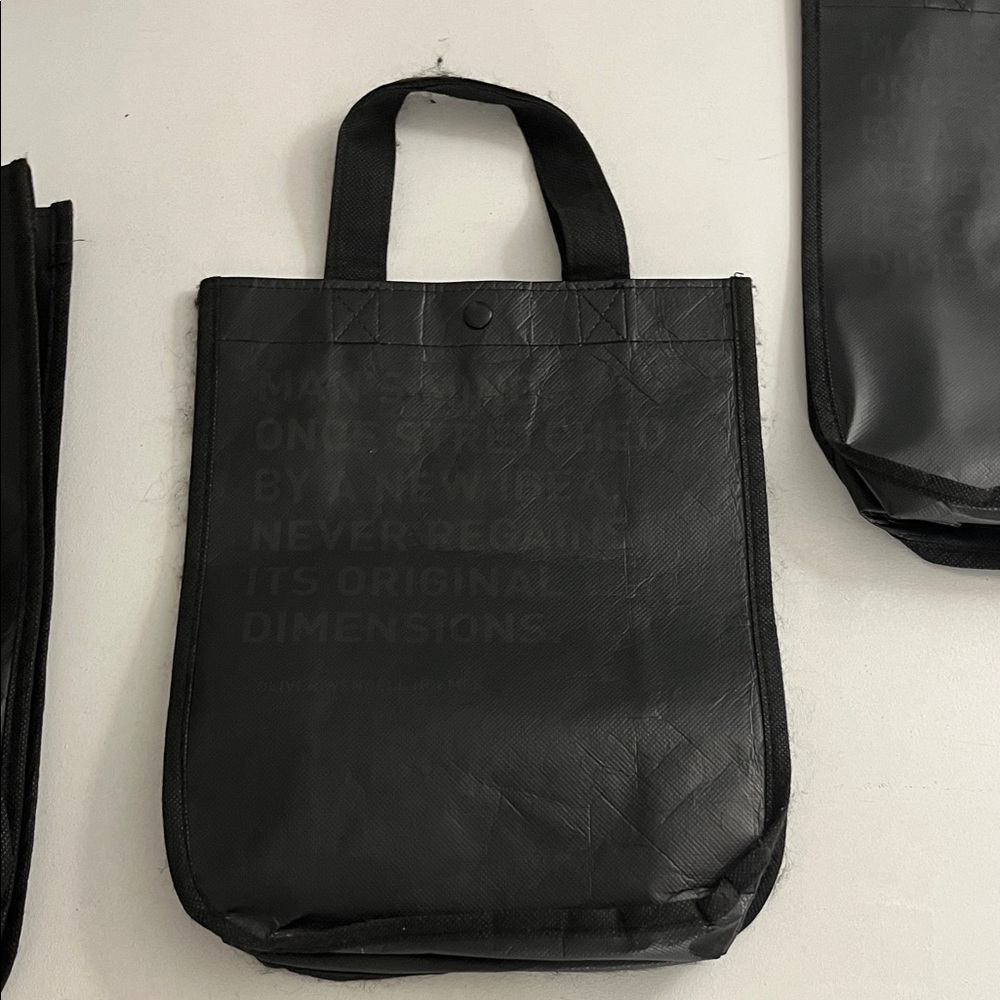 Lululemon Black Reusable Tote Bags - Picture 6 of 7